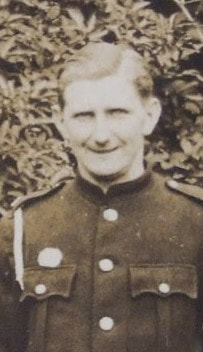 Photograph of Private William Harwood Stockdale in his uniform